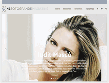 Tablet Screenshot of kemagazinesotogrande.com